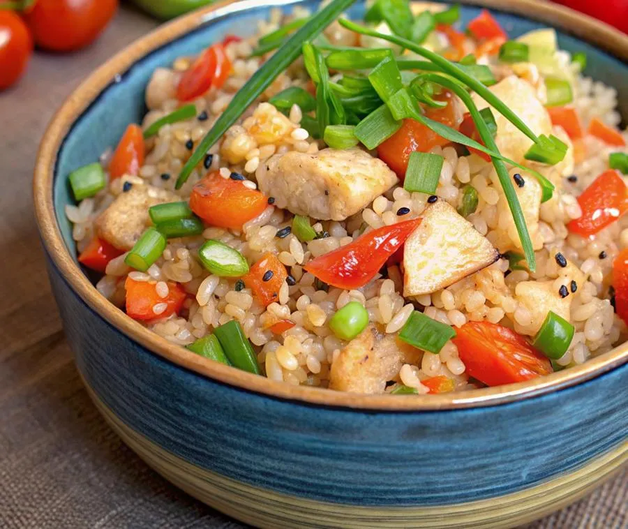 Рис с курицей и овощами (БЛ)