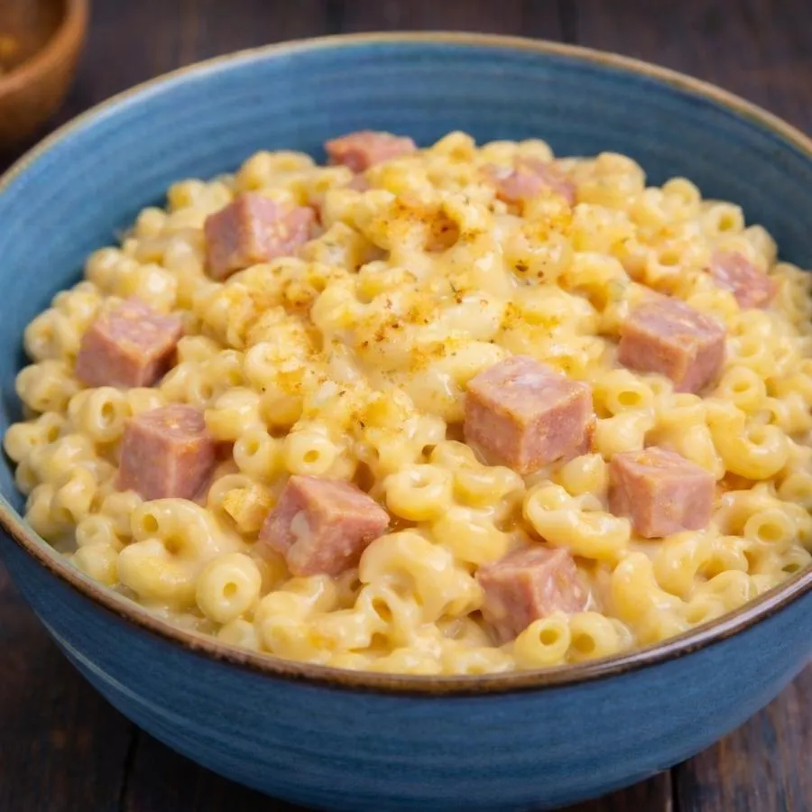 Мак энд чиз с ветчиной