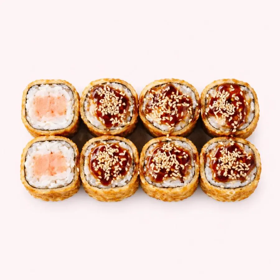 Маки темпура с лососем