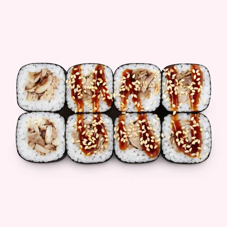 Маки с угрём