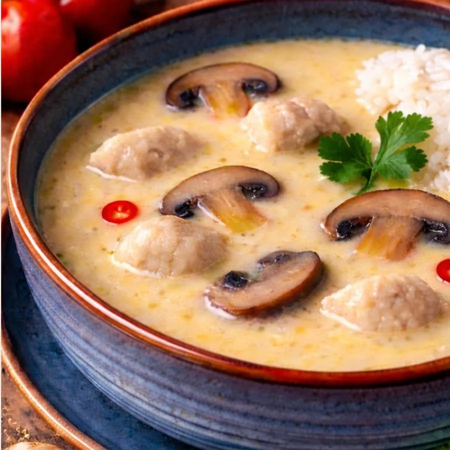 Том Кха с курицей