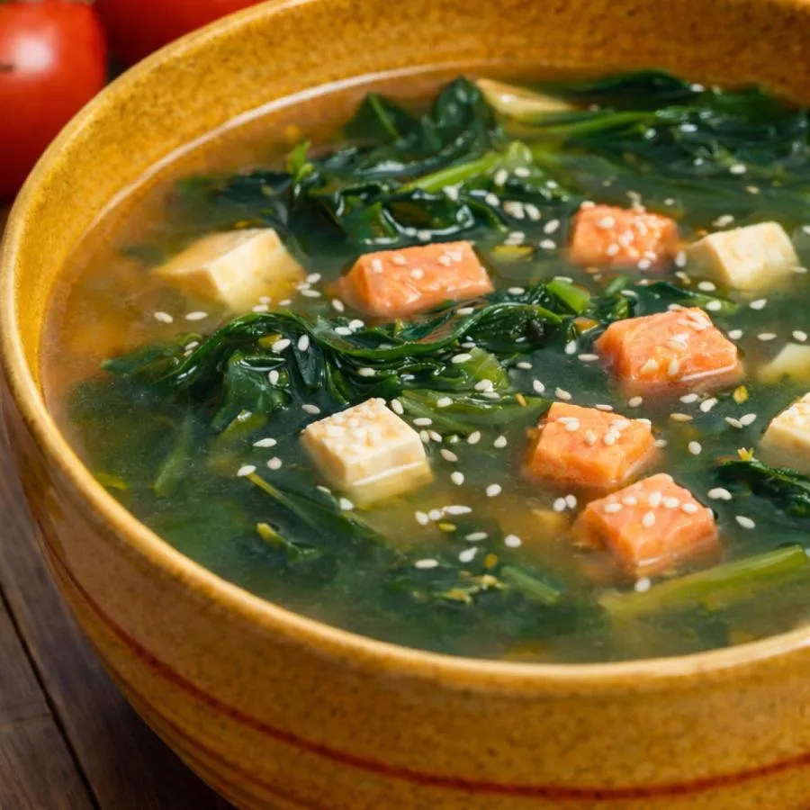 Мисо с лососем